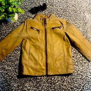 Brown leather Jacket (4T)